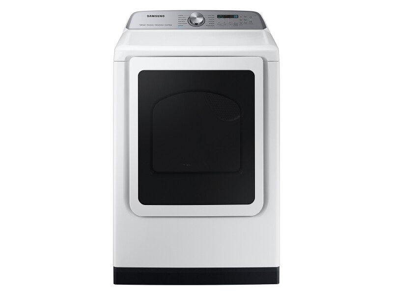 7.4 cu. ft. Smart Electric Dryer with Steam Sanitize+ in White