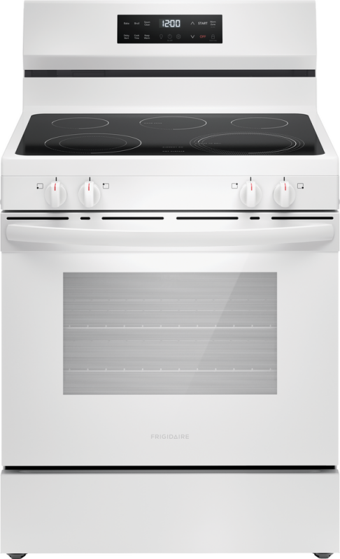 30" Electric Range with Steam Clean