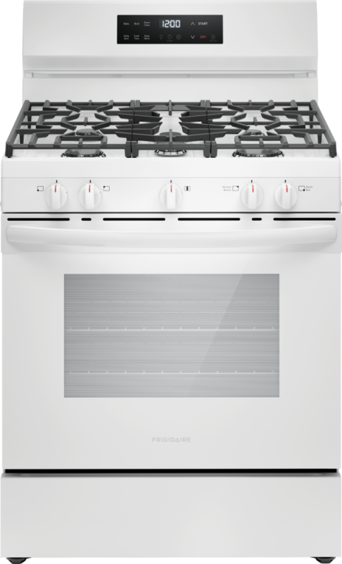 30" Gas Range with Steam Clean