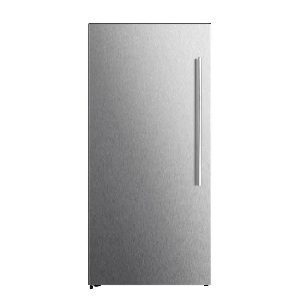 Maderno 28" Left Swing Convertible Freestanding Refrigerator/Freezer in Stainless Steel 13.6 cu.ft.