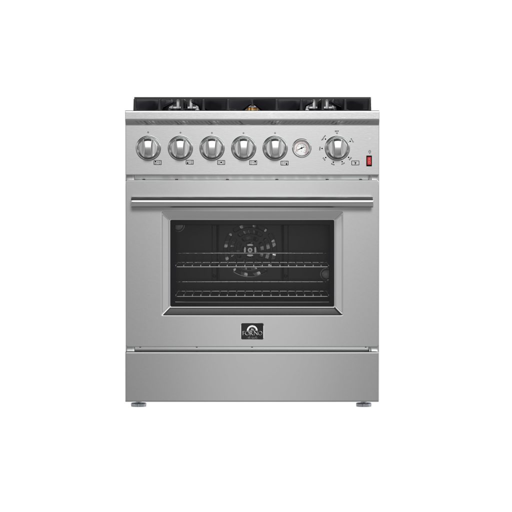 Giovanni 30-inch Gas Range , 5 Burners 67,000 BTU, 4.32 cu.ft. Convection Oven