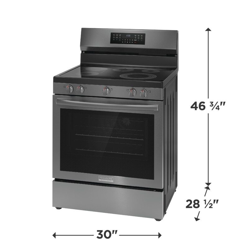 30" Electric Range with No Preheat + Air Fry