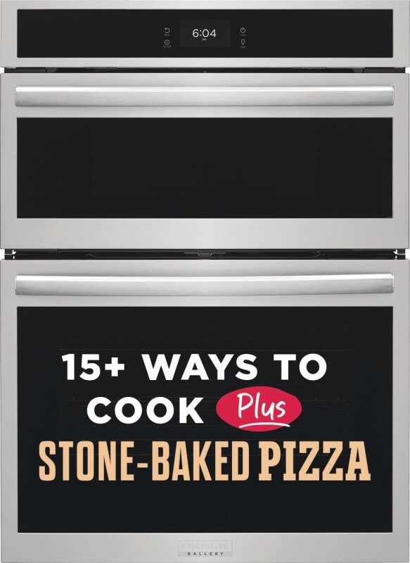 30" Electric Wall Oven and Microwave Combination with Stone-Baked Pizza