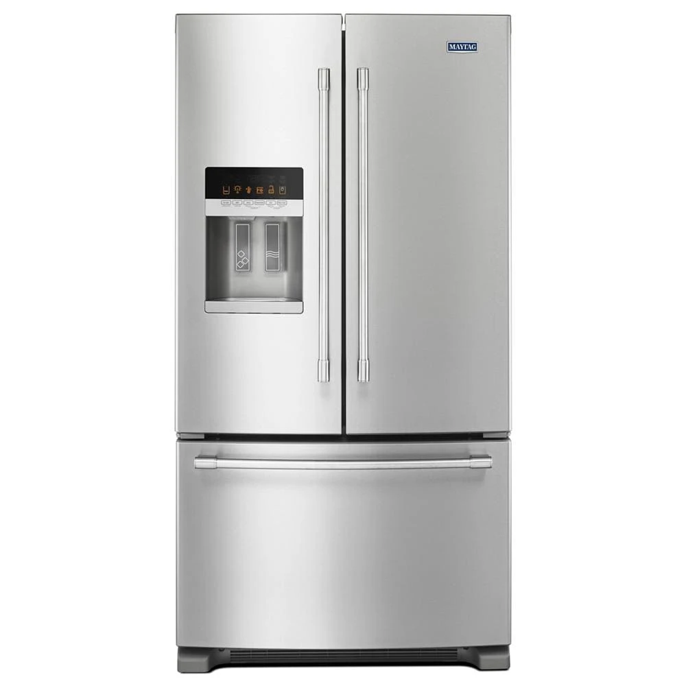 36-Inch Wide French Door Refrigerator with PowerCold® Feature - 25 Cu. Ft