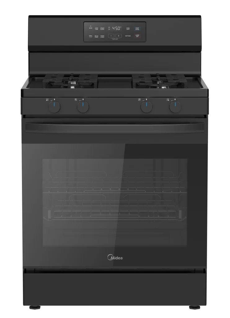 6.1 cu. ft. 4-Burner Freestanding Gas Range with Steam Cleaning