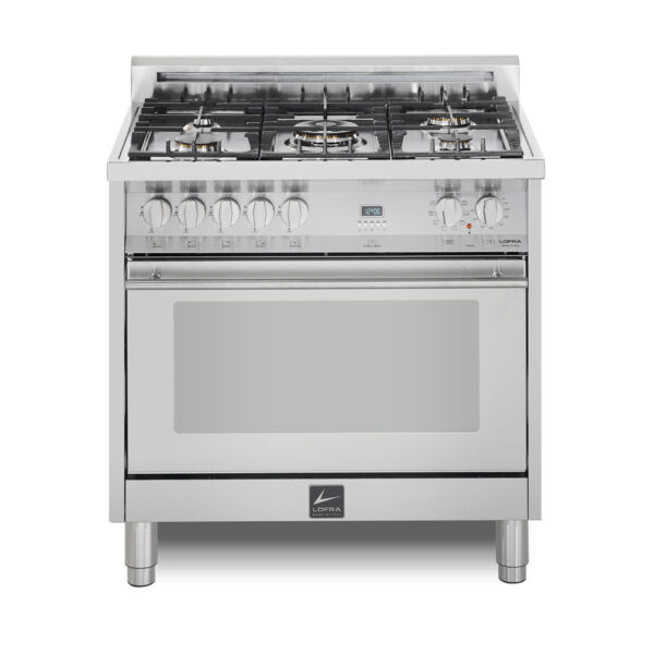 Maestro 36” Dual Fuel Chrome