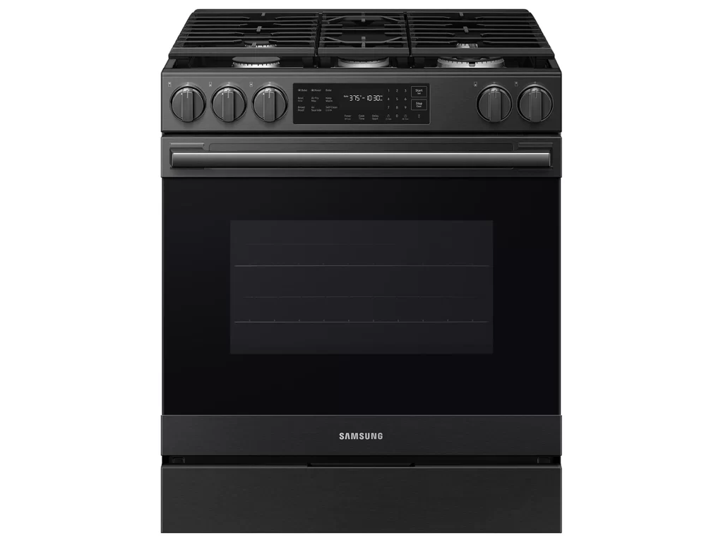 Bespoke Smart Slide-in Gas Range Pro Style Design | Air Fry Max True Convection