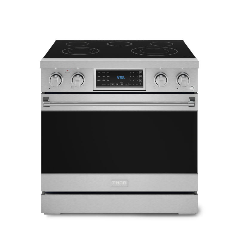 36 Inch Professional Electric Range With Tilt Panel Touch Control In Stainless Steel Gordon Ramsay Series
