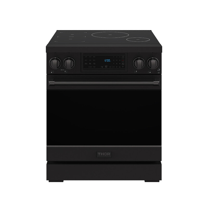30 Inch Professional Induction Range With Tilt Panel Touch Control In Black Gordon Ramsay Series