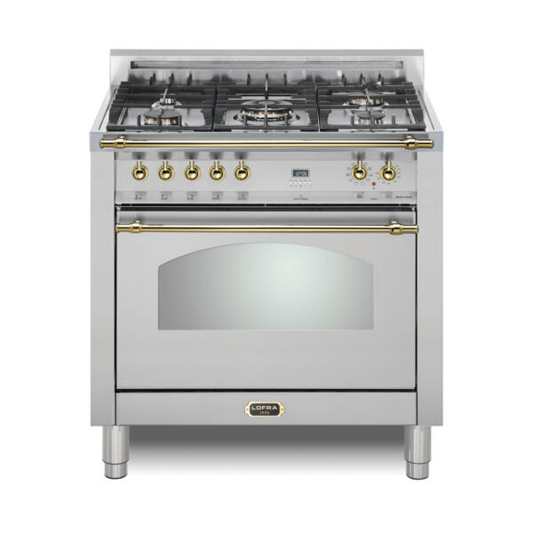 Dolcevita 36″ Dual Fuel Brass