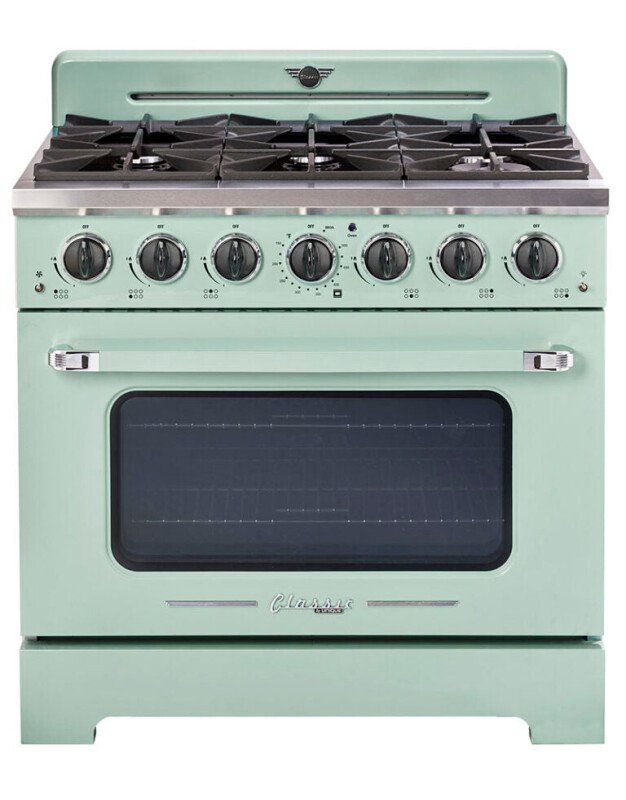 36' Classic Retro Range with FR Triple Crown Burner
