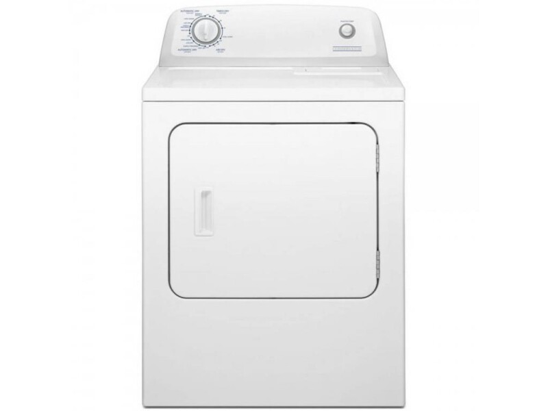 6.5 Cubic Foot Front Load Gas Dryer White