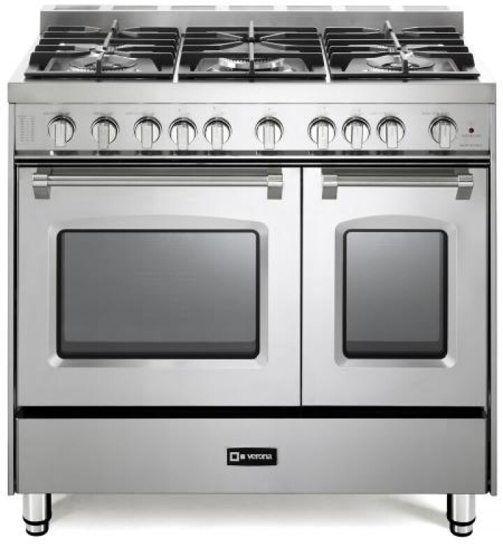 36 inch Prestige Series Freestanding Gas Double Oven Range with 5 Sealed Burners, 3.9 cu. ft. Oven Capacity, Convection